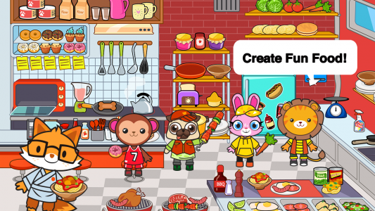 اسکرین شات 3 برنامه Main Street Pets Village Town