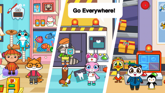 اسکرین شات 7 برنامه Main Street Pets Village Town