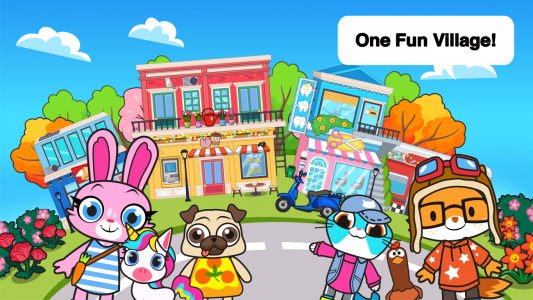 اسکرین شات برنامه Main Street Pets Village Town 1