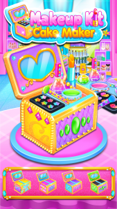 اسکرین شات برنامه Makeup Kit Cake Maker Glitter 1