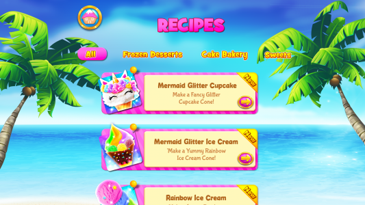 اسکرین شات بازی Mermaid Glitter Cupcake Chef 6