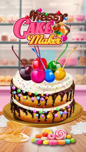 اسکرین شات بازی Messy Cake Maker Cooking Games 1