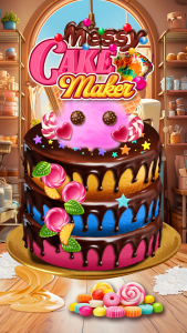 اسکرین شات بازی Messy Cake Maker Cooking Games 3