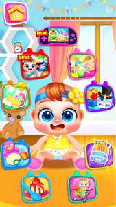 اسکرین شات برنامه My Baby Care Newborn Games 1