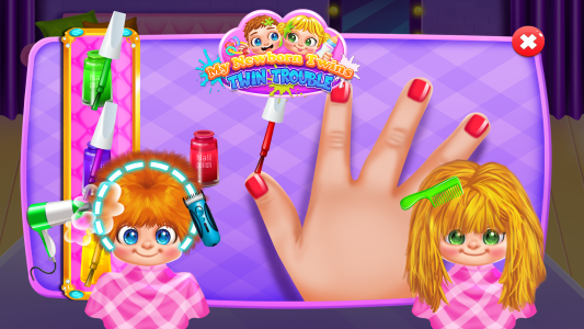 اسکرین شات 5 برنامه My Newborn Baby Twins Care