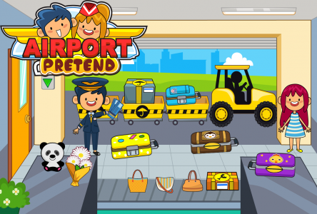 اسکرین شات برنامه My Pretend Airport Travel Town 5