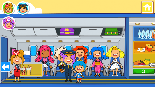 اسکرین شات 3 برنامه My Pretend Airport Travel Town