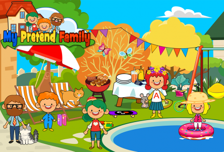 اسکرین شات بازی My Pretend Home & Family Town 1