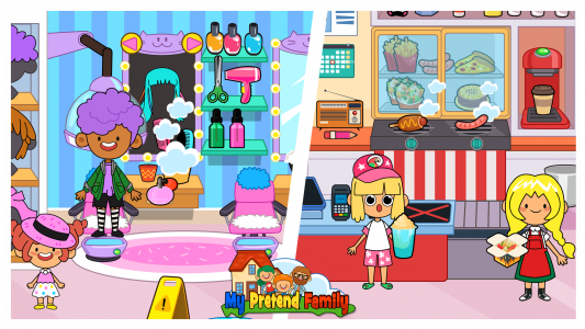 اسکرین شات بازی My Pretend Home & Family Town 2