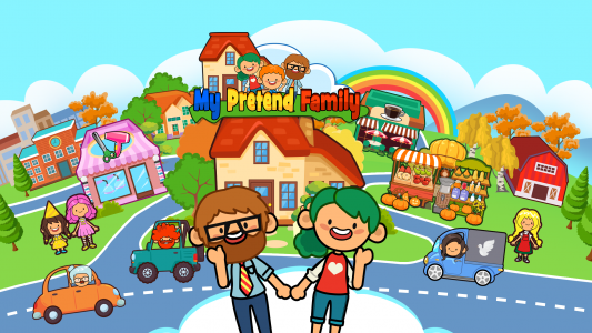 اسکرین شات بازی My Pretend Home & Family Town 1