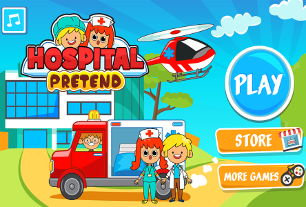 اسکرین شات 5 بازی My Pretend Hospital Town Life