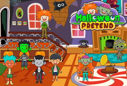 اسکرین شات بازی My Pretend Halloween Town 2