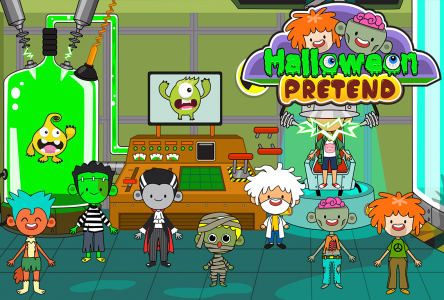 اسکرین شات بازی My Pretend Halloween Town 3