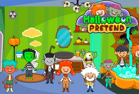 اسکرین شات بازی My Pretend Halloween Town 4