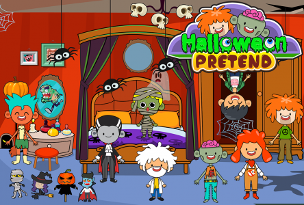 اسکرین شات بازی My Pretend Halloween Town 5