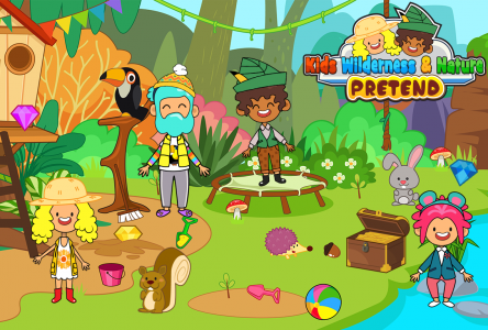 اسکرین شات 3 برنامه My Pretend Nature & Wilderness