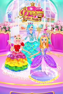اسکرین شات 6 برنامه Rainbow Princess Cake Maker