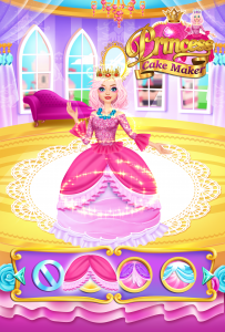 اسکرین شات برنامه Rainbow Princess Cake Maker 3