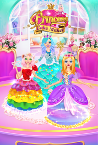 اسکرین شات برنامه Rainbow Princess Cake Maker 6