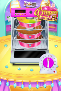 اسکرین شات 5 برنامه Rainbow Princess Cake Maker