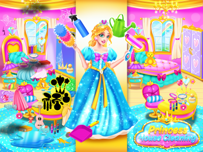 اسکرین شات بازی Princess Castle House Cleanup 3
