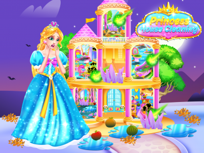اسکرین شات بازی Princess Castle House Cleanup 2