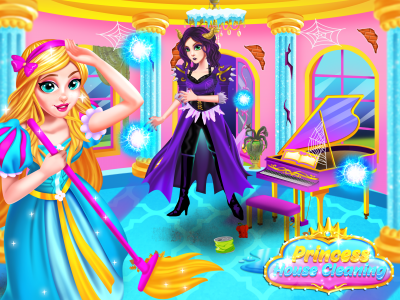 اسکرین شات بازی Princess Castle House Cleanup 1