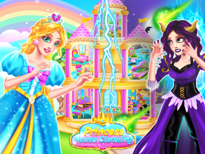 اسکرین شات بازی Princess Castle House Cleanup 4