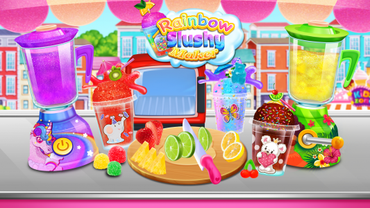 اسکرین شات برنامه Rainbow Frozen Slushy Truck 4