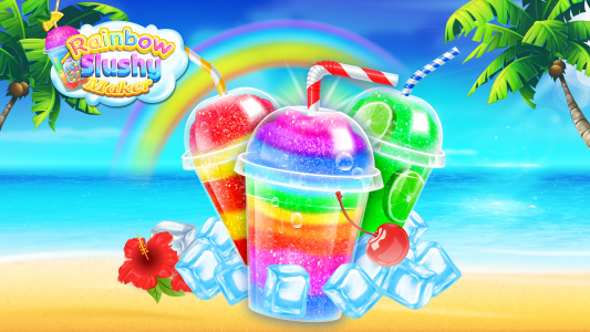 اسکرین شات برنامه Rainbow Frozen Slushy Truck 1