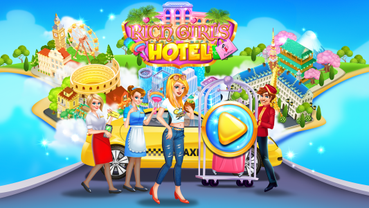 اسکرین شات بازی Rich Girls Hotel Shopping Game 1