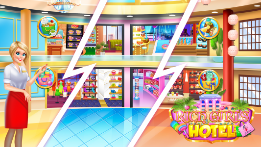 اسکرین شات بازی Rich Girls Hotel Shopping Game 3