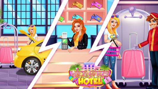 اسکرین شات بازی Rich Girls Hotel Shopping Game 2