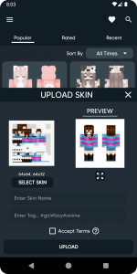 اسکرین شات برنامه Aesthetic Skins for Minecraft 6