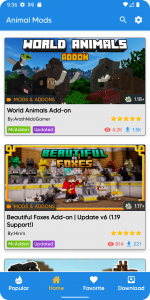 اسکرین شات 1 برنامه Animal Mod