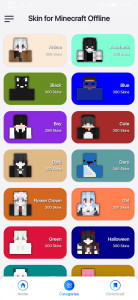 اسکرین شات 3 برنامه Offline Skin for Minecraft