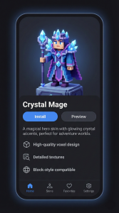 اسکرین شات 3 برنامه Fantasy Hero Skins Pack