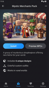 اسکرین شات 4 برنامه Villagers Mods