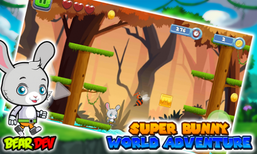 اسکرین شات بازی Super Bunny World Adventure 3
