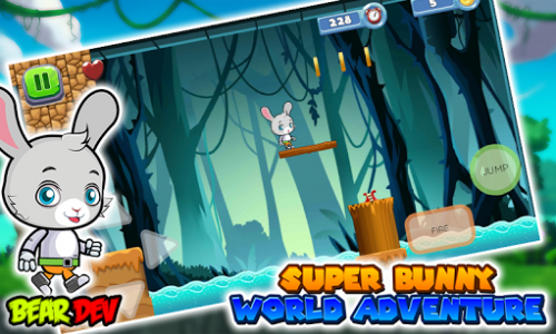 اسکرین شات بازی Super Bunny World Adventure 4