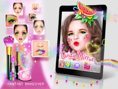اسکرین شات بازی Candy Mirror ❤ Fantasy Candy Makeover & Makeup App 5
