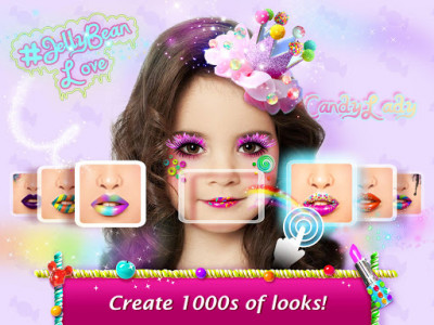 اسکرین شات بازی Candy Mirror ❤ Fantasy Candy Makeover & Makeup App 3
