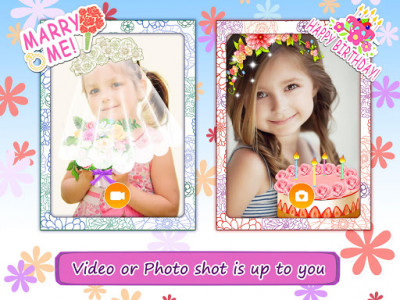 اسکرین شات بازی Flower Selfie Cam - pics, camera & special lenses 5
