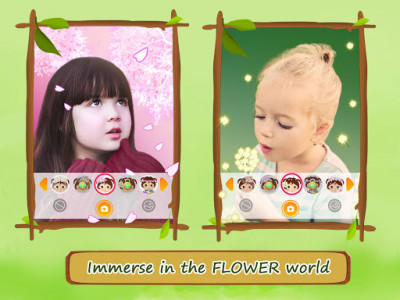اسکرین شات بازی Flower Selfie Cam - pics, camera & special lenses 3