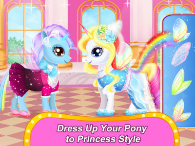 اسکرین شات بازی Rainbow Pony Makeover 4