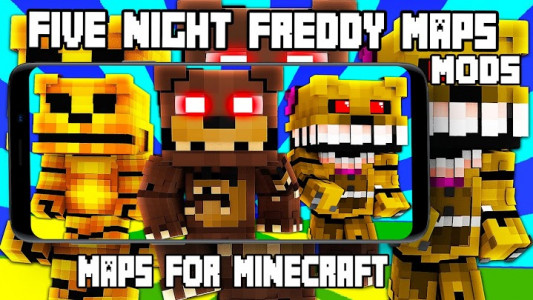 اسکرین شات برنامه FNAF Horror Freddy Maps For Minecraft PE 4