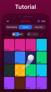 اسکرین شات 2 برنامه Go Beat - Music & Beat Maker