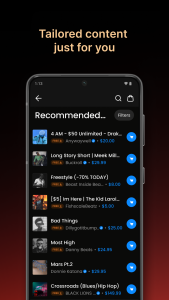 اسکرین شات 4 برنامه BeatStars - Instrumental Beats