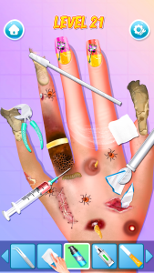 اسکرین شات 4 بازی ASMR Doctor Games Makeup Salon
