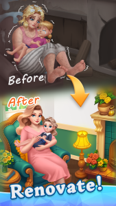 اسکرین شات 2 بازی Beauty Tiles: Story & Makeover